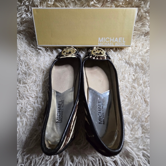 Michael Kors Fulton Animal Print Ballet Flats - Picture 3 of 9